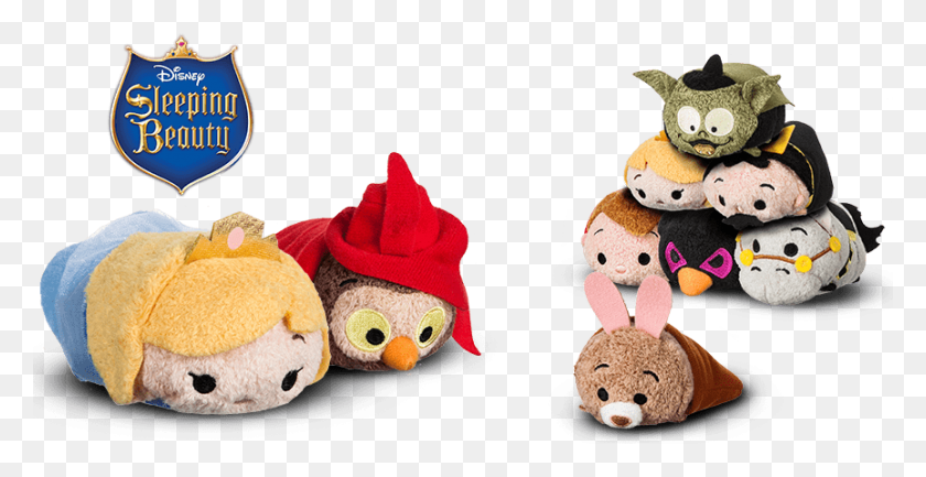 864x414 Sleeping Beauty Tsum Tsum Collection Amp Box Set Coming Sleeping Beauty Dvd Cover, Plush, Toy, Teddy Bear HD PNG Download