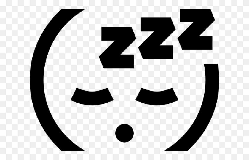 640x480 Sleeping Clipart Sleep Emoji Black And White Tired Emoji, Gray, World Of Warcraft HD PNG Download