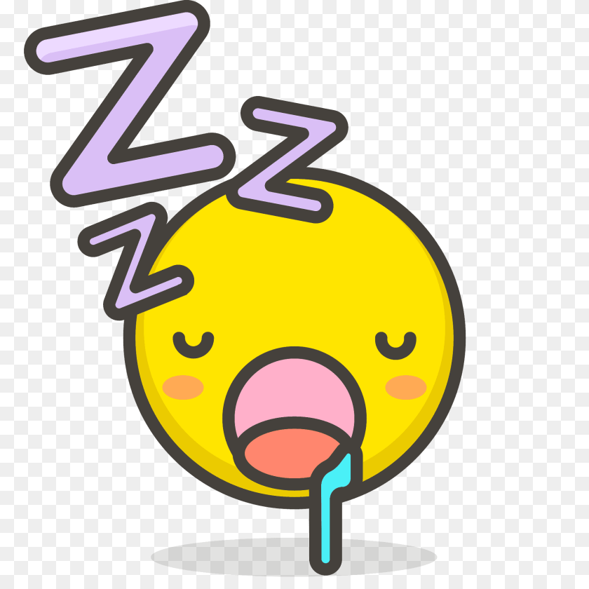 1920x1920 Sleeping Face Emoji Clipart, Text, Dynamite, Weapon, Number Sticker PNG