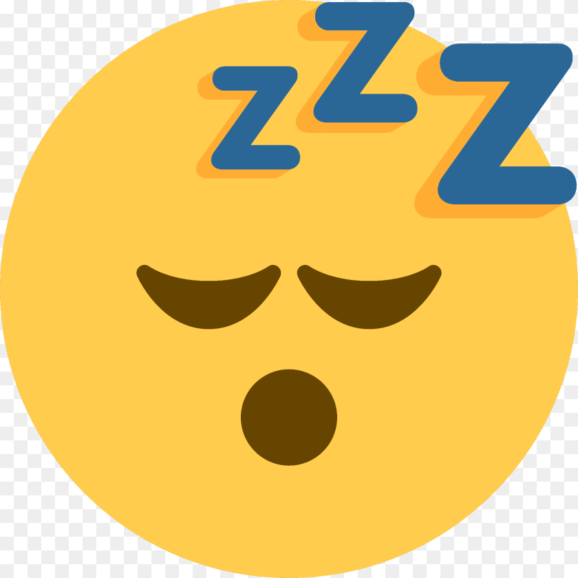 1920x1920 Sleeping Face Emoji Clipart, Text, Symbol, Number, Disk PNG