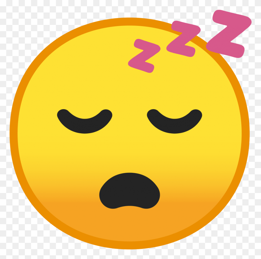 969x960 Sleeping Face Icon Sleep Emoji, Halloween, Symbol, Pac Man HD PNG Download