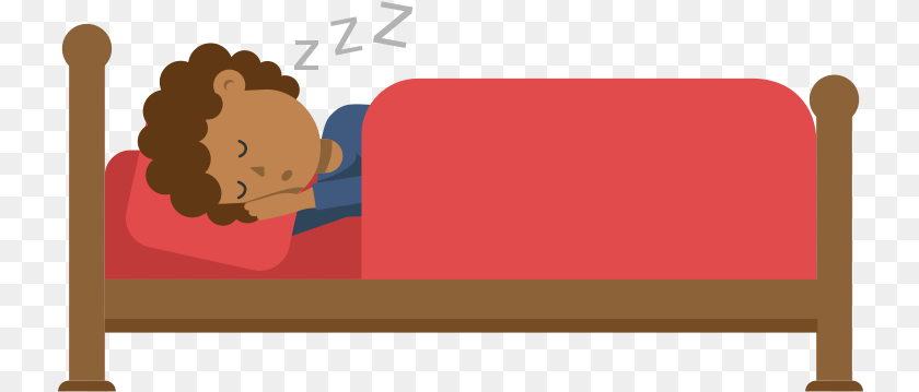 Sleeping In Bed Cartoon, Furniture, Baby, Person, Face Clipart PNG