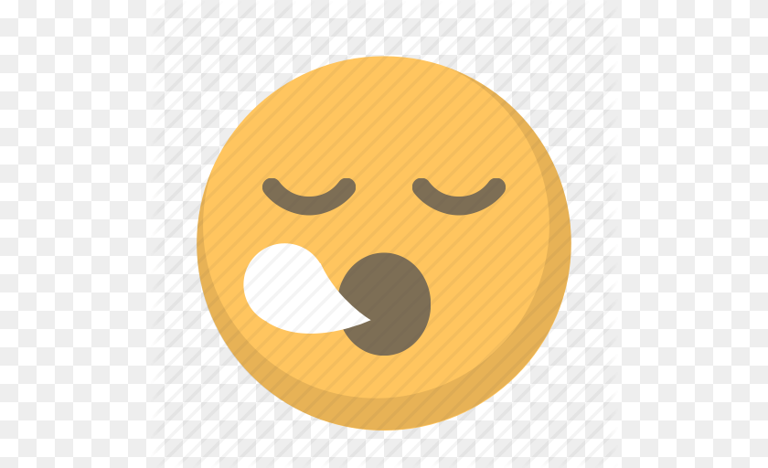 512x512 Sleepy Smiley Face Emoticon Download Clip Art, Food, Sweets, Ping Pong, Ping Pong Paddle PNG