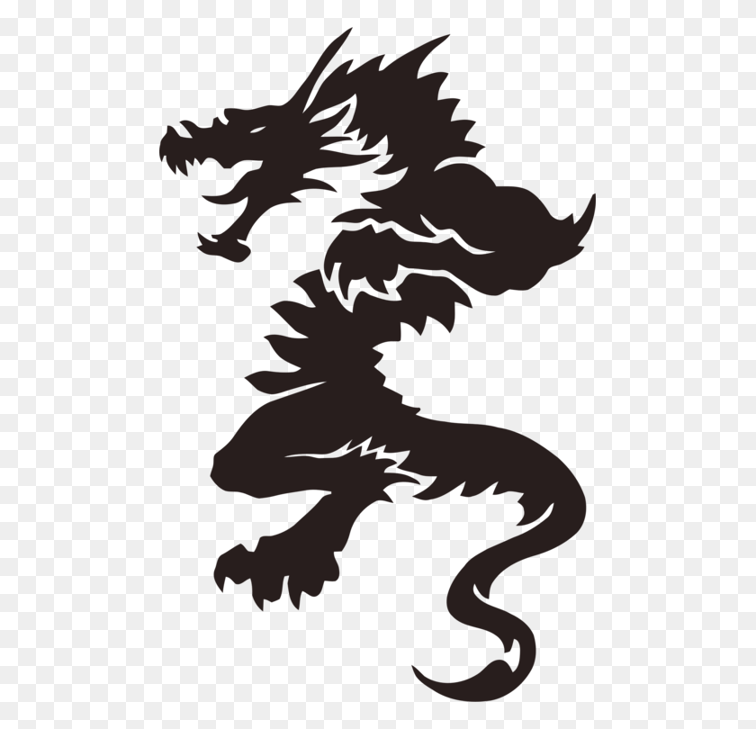 485x750 Татуировка Рукава Китайский Дракон Иредзуми Простые Татуировки Дракона, Дракон, Текст Hd Png Скачать
