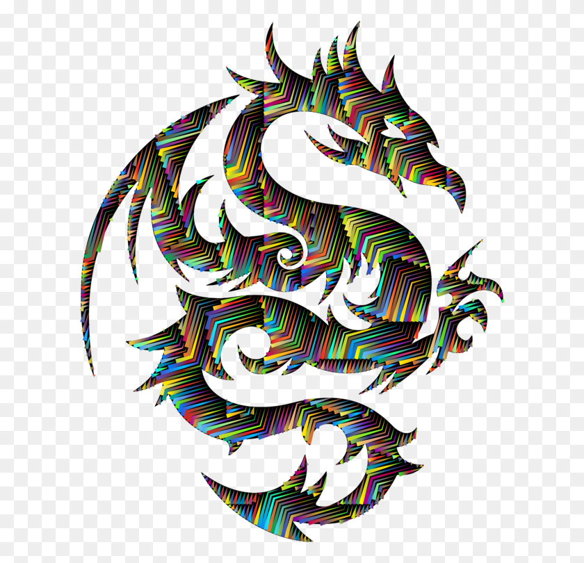 612x750 Sleeve Tattoo Dragon Tribe Flash Mlp Dragon Cutie Mark, Poster, Advertisement, Graphics HD PNG Download