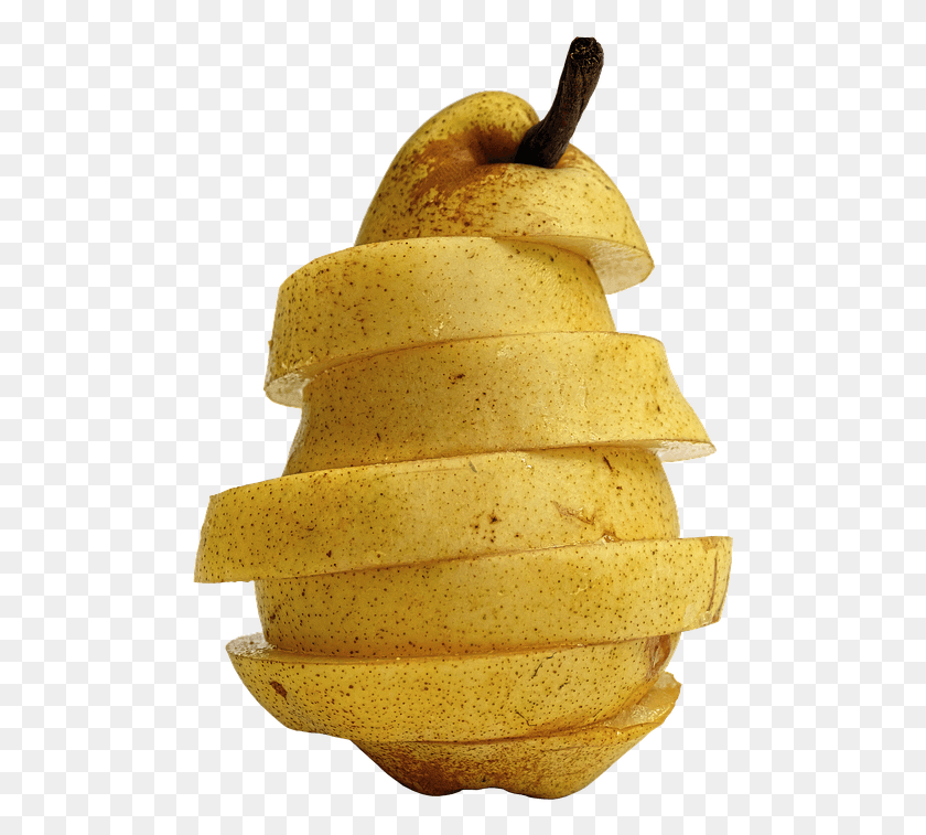496x697 Sliced Pear Image Sliced Pear, Food, Banana HD PNG Download