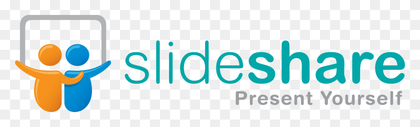 2400x602 Descargar Png / Logotipo De Slideshare, Logotipo De Slideshare, Texto, Símbolo, Número Hd Png