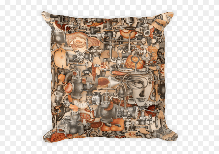 549x531 Slightly Off Square Pillow Cushion HD PNG Download
