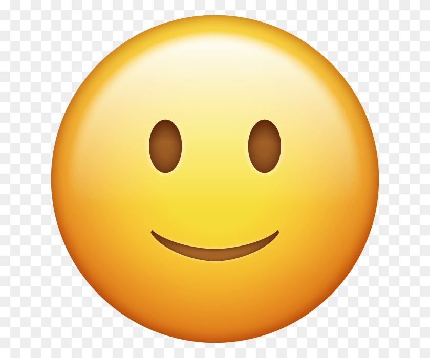 640x640 Slightly Smiling Emoji Icon Emojis Ios Surprised Emoji, Food, Plant, Sweets HD PNG Download