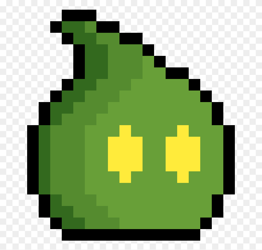 667x741 Slime Angry Emoji Pixel Art, First Aid, Pac Man HD PNG Download