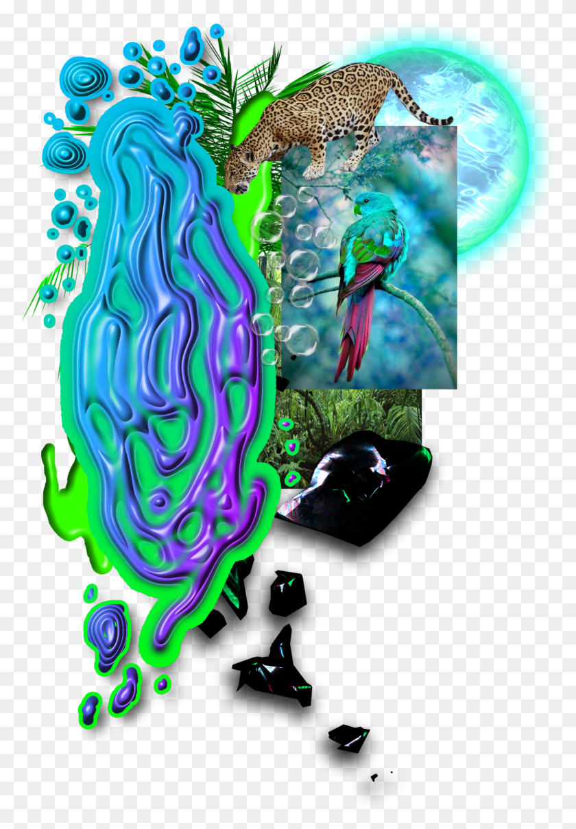 1143x1685 Slime Punk Aestethic Juliusandroide Illustration, Graphics, Bird HD PNG Download