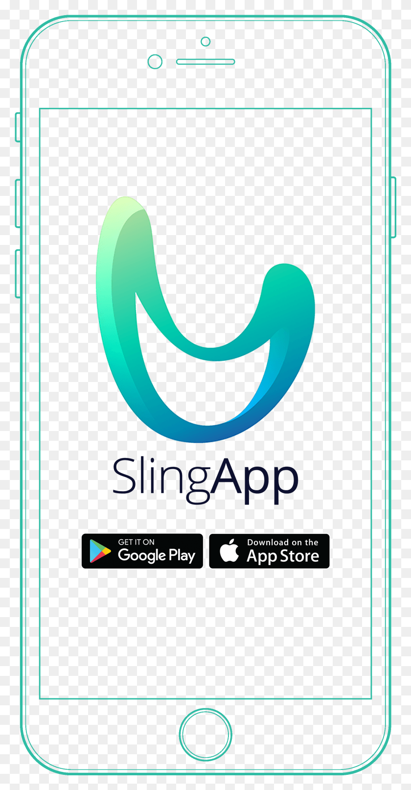 1648x3282 Slingapp На Ios Android App Store, Этикетка, Текст, Реклама Hd Png Скачать