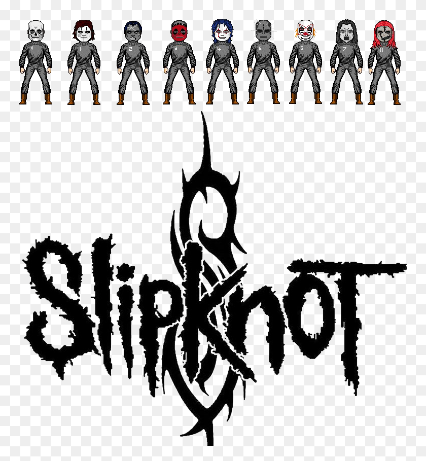 774x849 Slipknot Image Free Transparent Slipknot Logo, Texto, Persona, Humano Hd Png Descargar