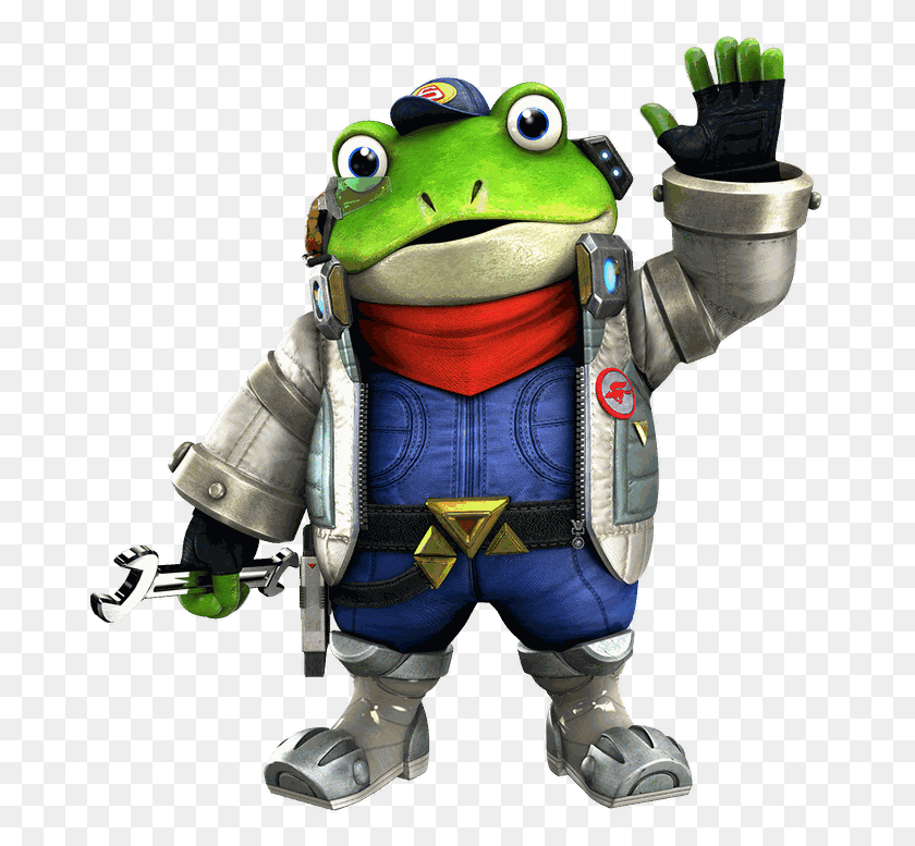 675x717 Slippy Toad Star Fox Slippy Toad, Toy, Robot, Figurine HD PNG Download