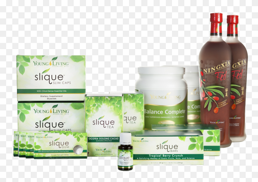 1081x740 Slique Weight Control By Young Living Young Living Slique Shake, Bottle, Plant, Alcohol HD PNG Download