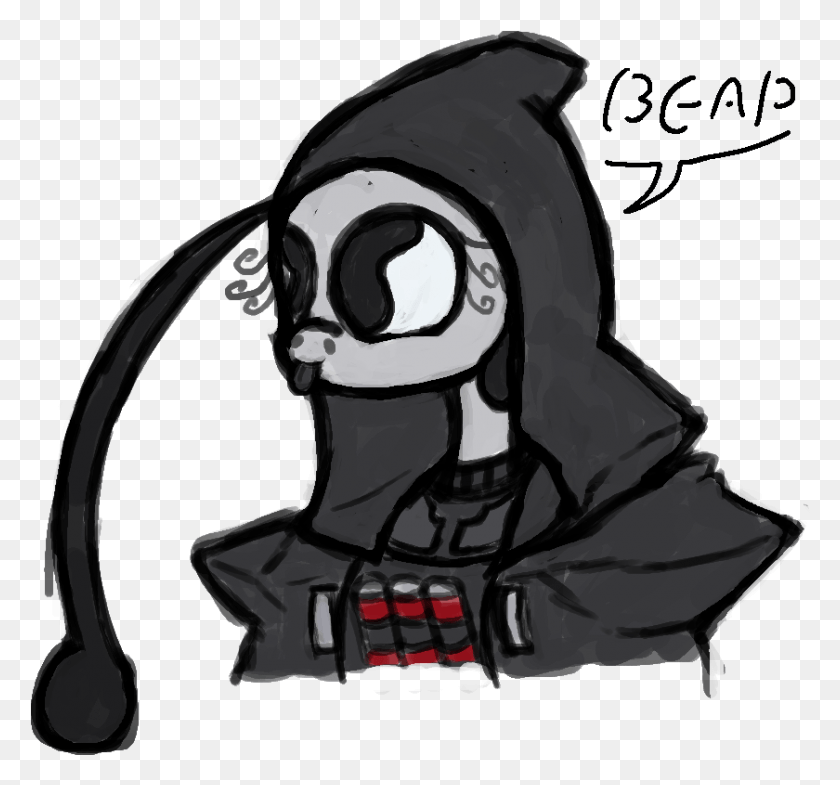 840x781 Slitherkitty Crossover Oc Oc Overwatch Reaper Pony, Clothing, Apparel, Helmet HD PNG Download