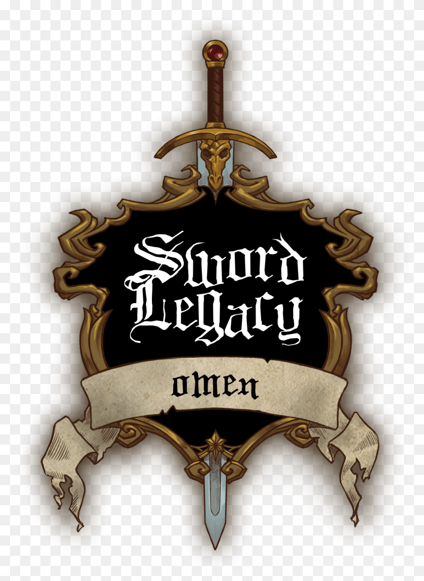 1249x1746 Slo New Logo Sword Legacy Omen Logo, Text, Alcohol, Beverage HD PNG Download