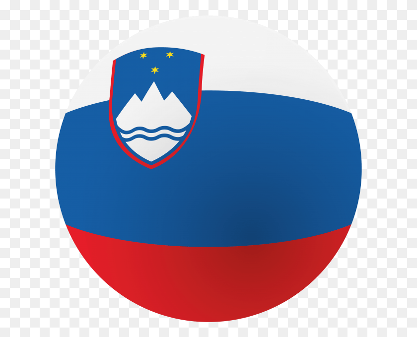 619x619 Значок Флага Словении Флаг Словении, Мяч, Воздушный Шар, Бейсболка Png Скачать