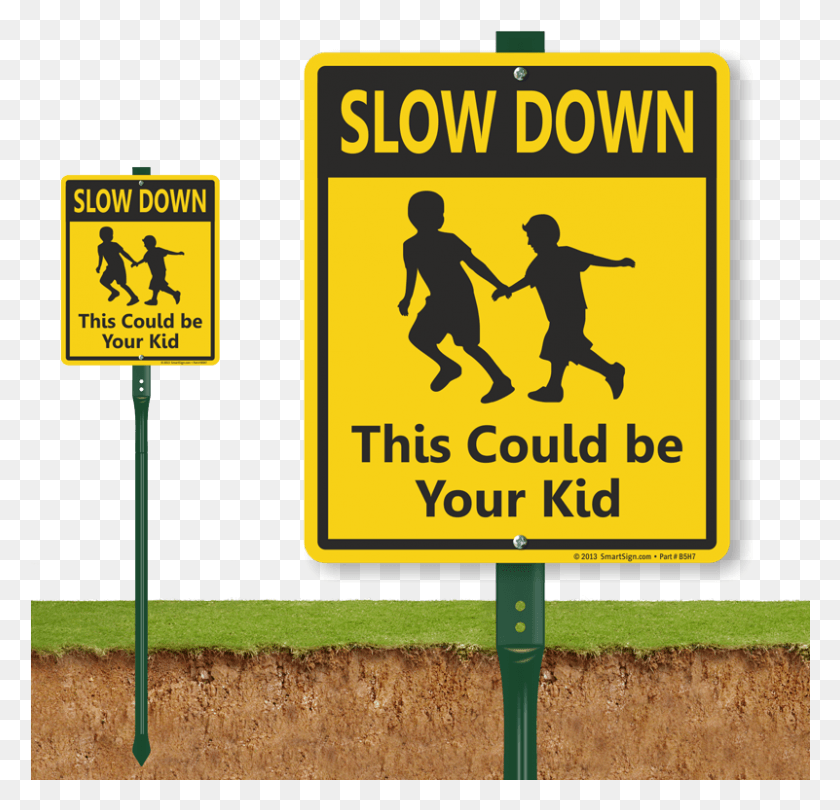 801x771 Slow Down Kids Running Lawn Sign Please Keep Pets Off The Landscaping, Symbol, Person, Human HD PNG Download