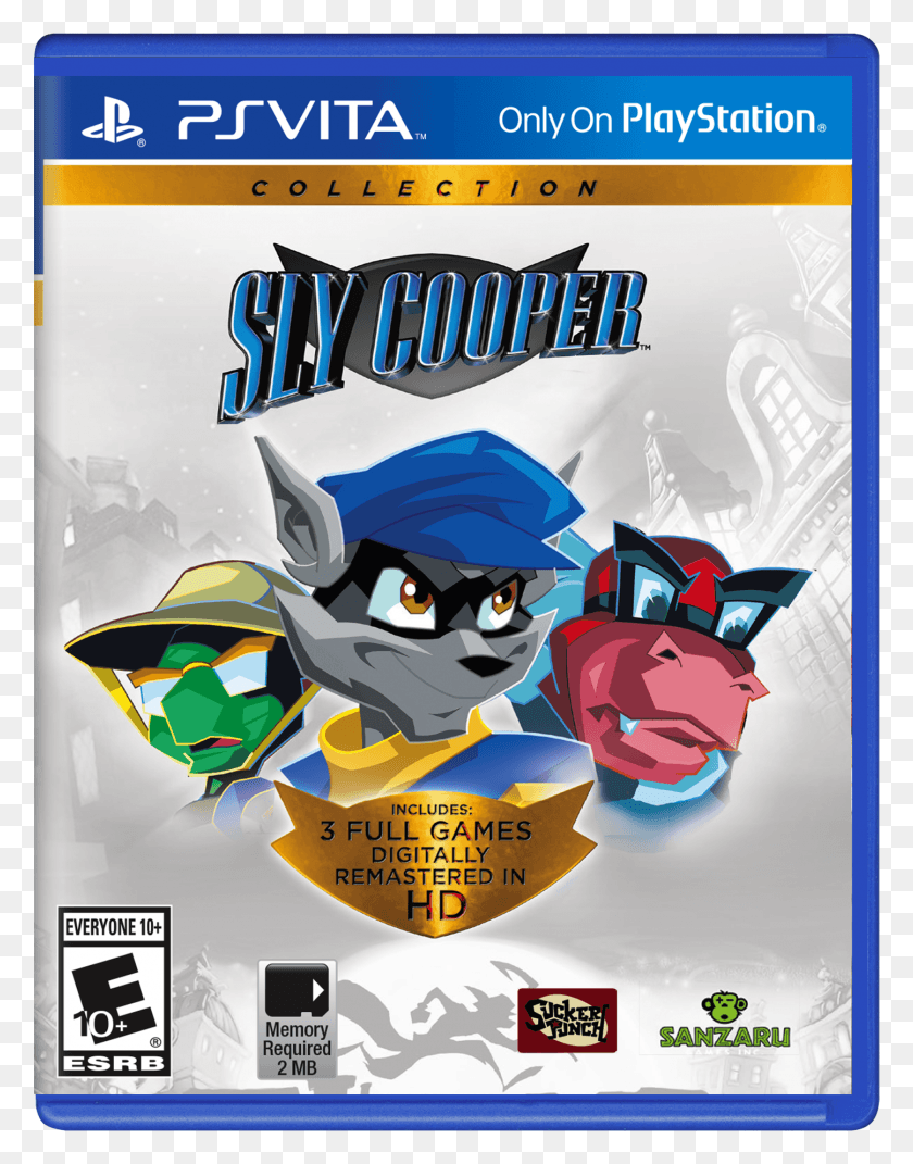 1446x1876 Sly Cooper Collection Coming To Ps Vita On May 27th Sly Cooper Collection Ps Vita, Poster, Advertisement, Text HD PNG Download