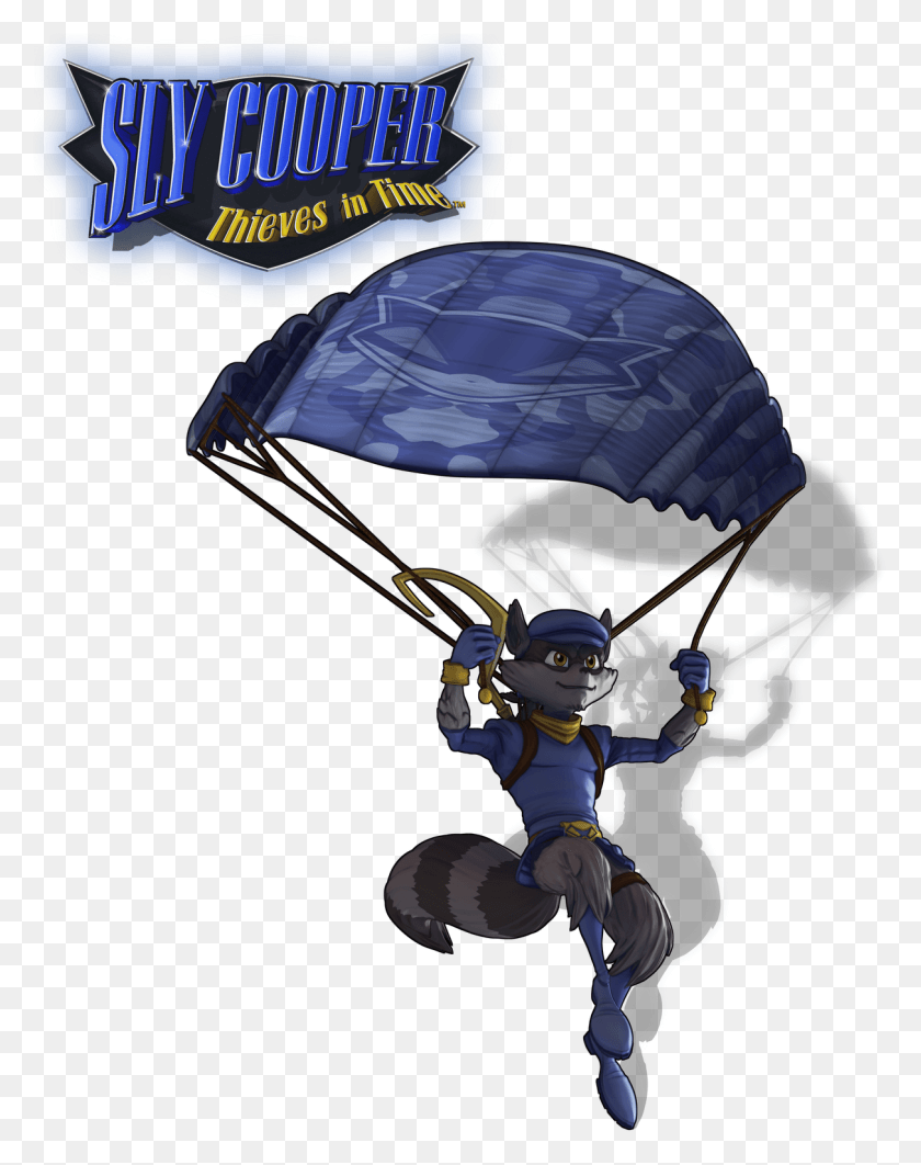 1212x1558 Sly Cooper Thieves In Time Game Ps3 Sly Cooper Thieves In Time Skins, Person, Human, Parachute HD PNG Download