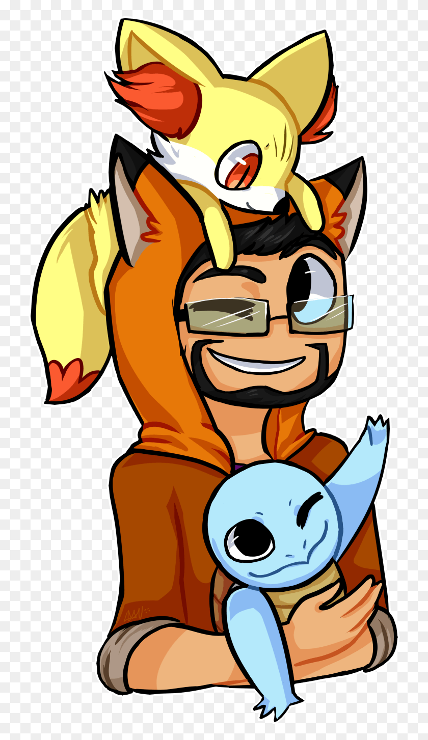 730x1393 Slyfoxandhispokemon, Face, Head HD PNG Download