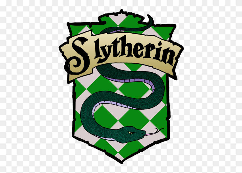 438x543 Slytherin Crest Decal, Label, Text, Poster HD PNG Download