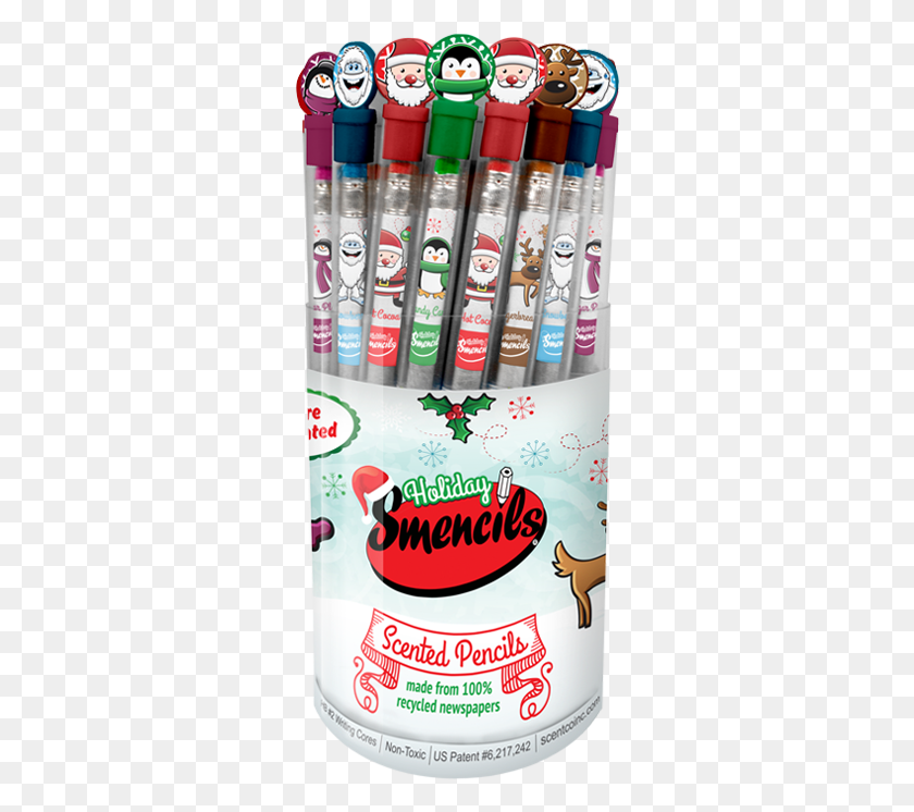 298x686 Sm Zhld Holiday Smencils Smencils Scented Pencils, Marker, Clothing, Apparel HD PNG Download