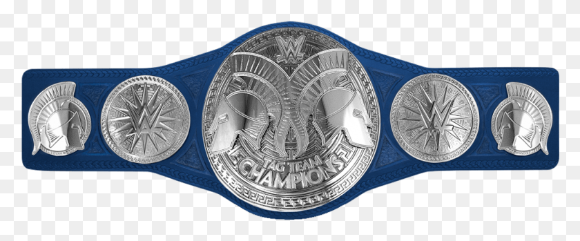 982x365 Smackdown Live Tag Team Championship, Buckle, Wristwatch, Clock Tower HD PNG Download