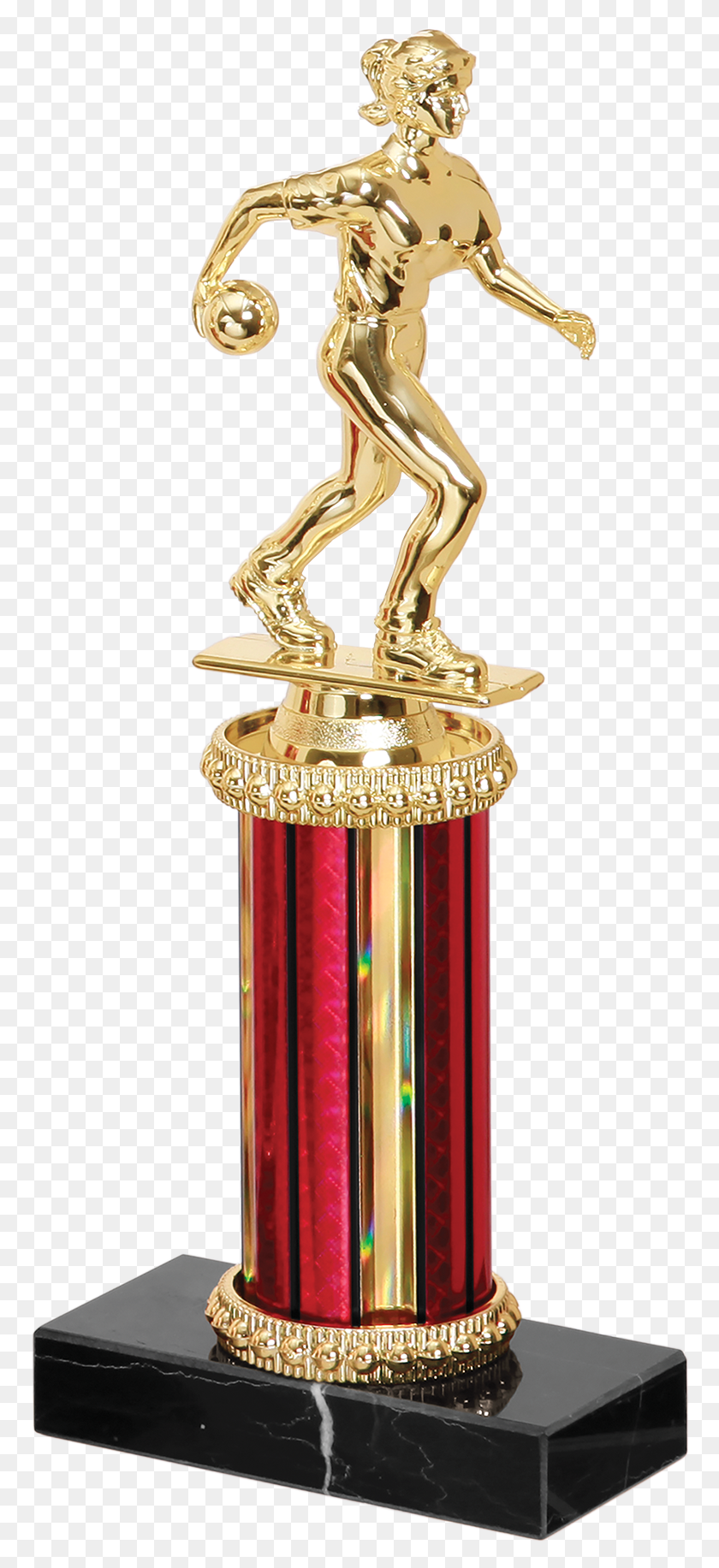 770x1773 Small Bowling Trophy Trophy, Person, Human HD PNG Download