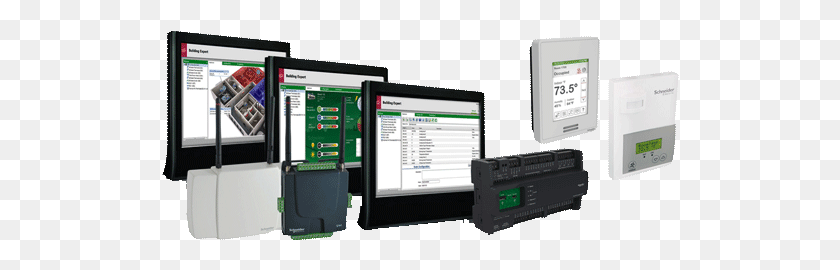 518x210 Small Building Control Schneider Bms, Computer, Electronics, Monitor HD PNG Download