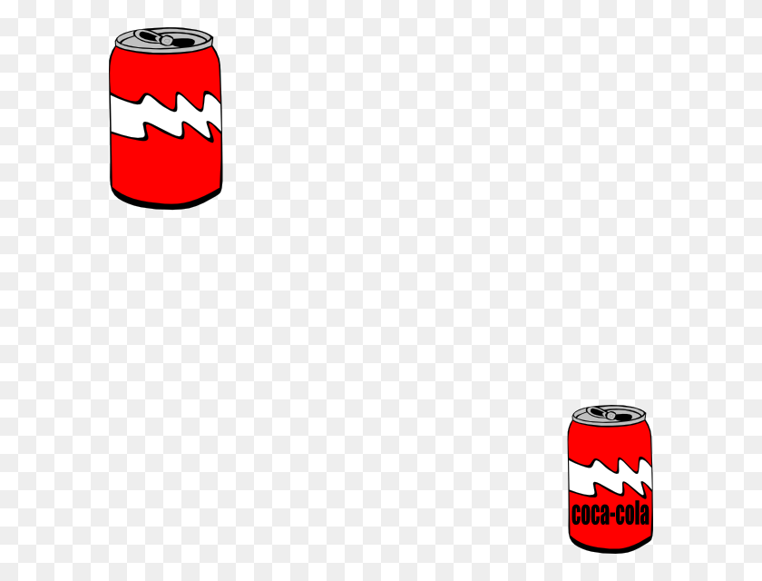 600x580 Small Can Clip Art, Coke, Beverage, Coca HD PNG Download