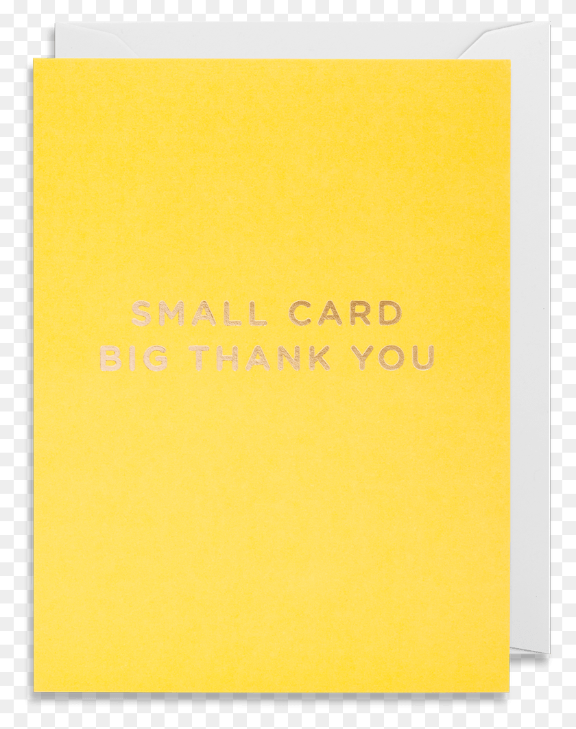 775x1003 Small Card Big Thank You Paper, Text, Diary HD PNG Download