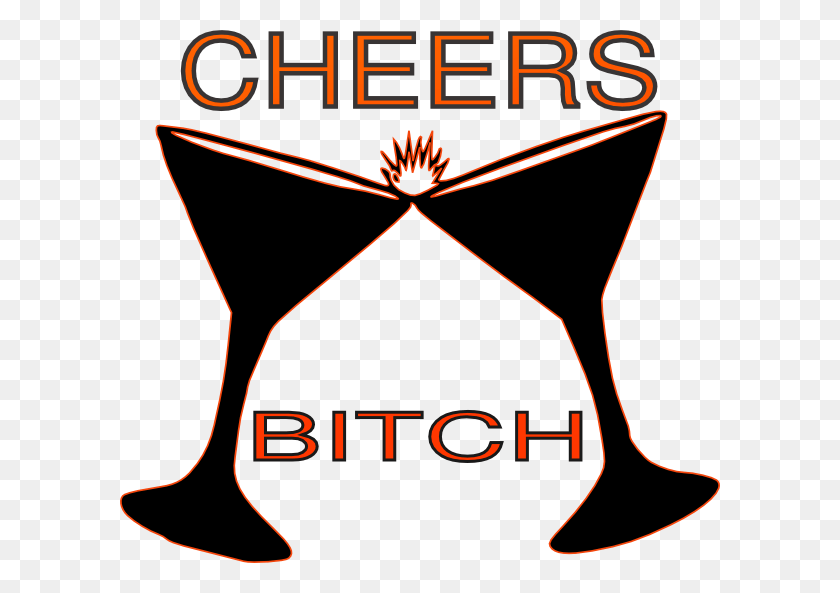 600x533 Small Cheers Bitch, Hourglass, Text, Number HD PNG Download