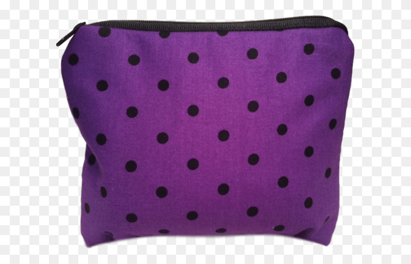 611x479 Small Cosmetic Case Polka Dot, Purse, Handbag, Bag Descargar Hd Png