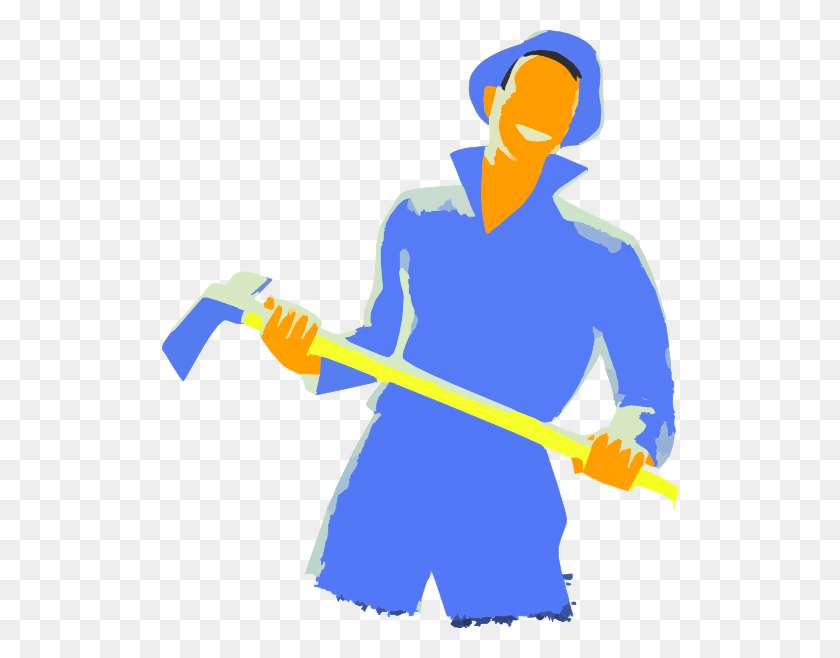 516x598 Small Farmer With An Axe, Outdoors, Nature, Tool HD PNG Download