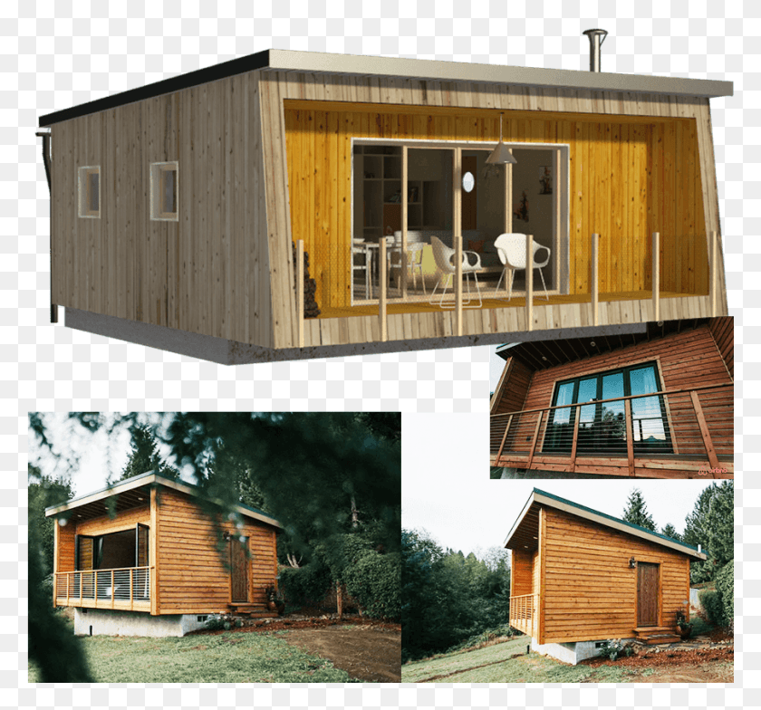 901x837 Small Flat Roof House, Housing, Building, Cabin HD PNG Download