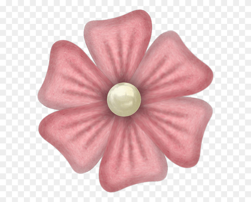 593x616 Small Flower Clipart Artificial Flower, Jewelry, Accessories, Accessory HD PNG Download