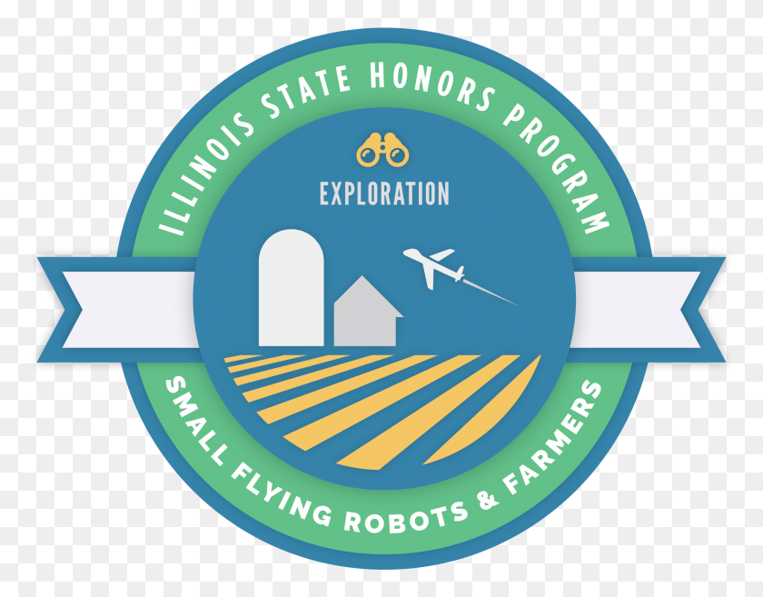 2110x1617 Small Flying Robots And Farmers Seminar Badges, Label, Text, Logo HD PNG Download