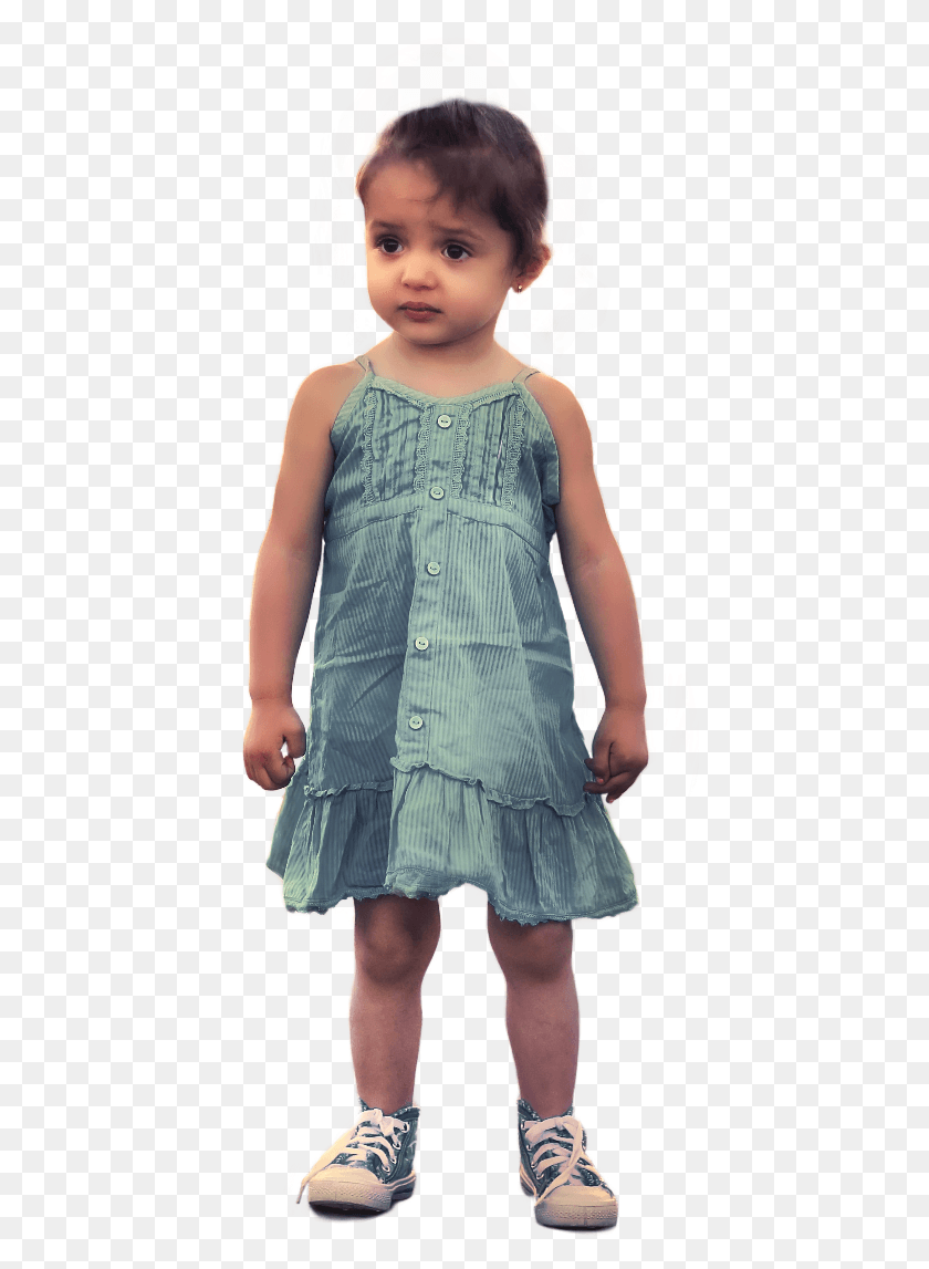 427x1087 Small Girl Little Girl, Clothing, Apparel, Person HD PNG Download