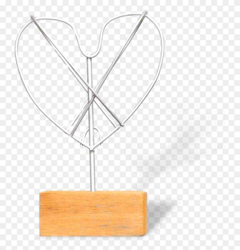 743x814 Small Heart Frame Plywood, Bow, Lamp, Symbol Descargar Hd Png