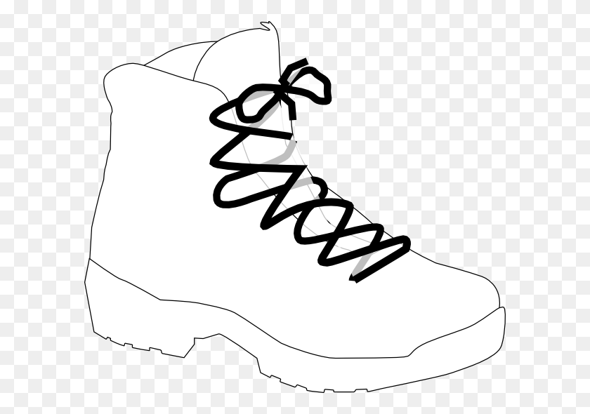 600x530 Small Hiking Boot Clip Art, Clothing, Apparel, Footwear HD PNG Download