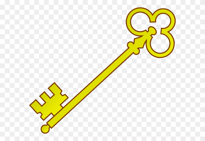 600x518 Small Key Clipart HD PNG Download