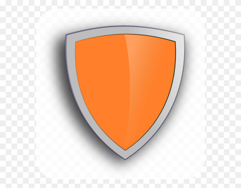 588x595 Small Orange Shield, Armor HD PNG Download