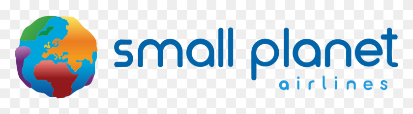 1201x266 Обновлен Логотип Small Planet Airlines Графика, Символ, Товарный Знак, Слово Hd Png Скачать