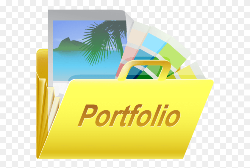 597x503 Small Portfolio Clipart, Poster, Advertisement, Paper HD PNG Download