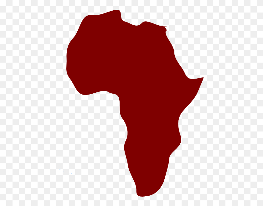 462x598 Small Red Map Of Africa, Person, Human HD PNG Download