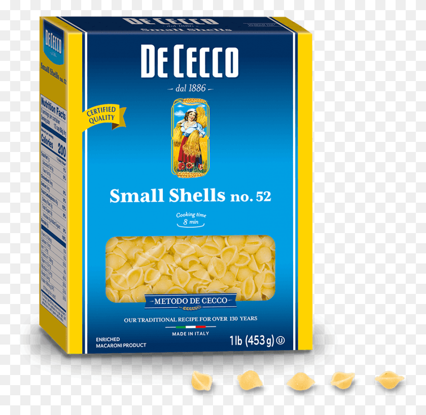 874x851 Las Conchas Pequeñas No Dececco Rigatoni, Alimentos, Pasta, Persona Hd Png