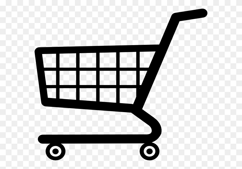 600x528 Small Shopping Cart Clipart HD PNG Download