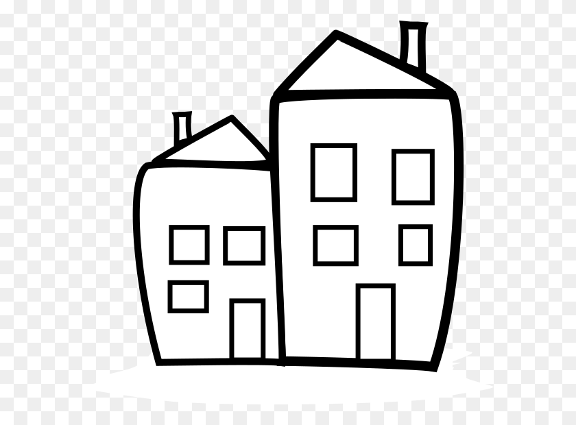 600x560 Черно-Белое Изображение Небольшого Здания, Скорая Помощь, Трафарет, План Hd Png Скачать